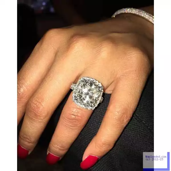 Nicki Minaj Shows Off Expensive Diamond Encrusted Ring… Did Meek Mill Put A Ring On It? (Photos)